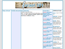 Tablet Screenshot of israel101.org